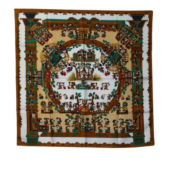 Hermes Astres Et Soleils Silk Scarf - Picture 1 of 6